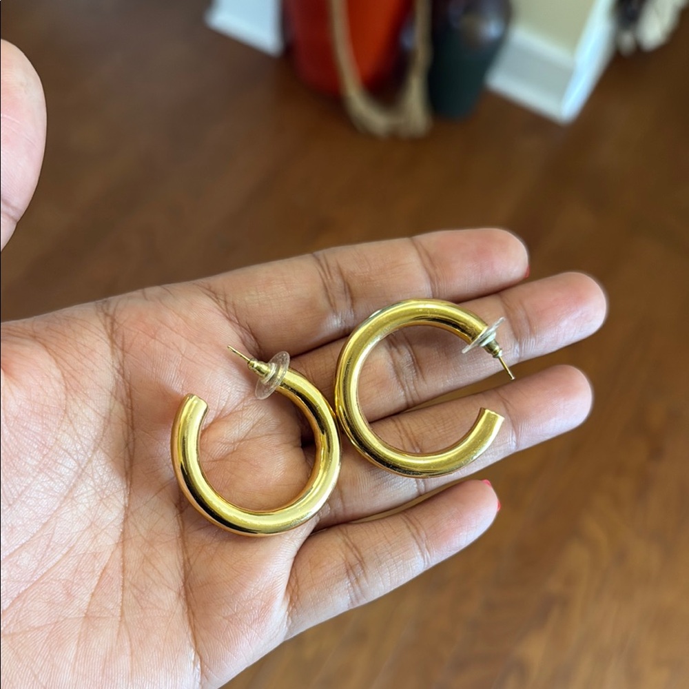 Gold Hoop Earrings